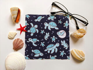 Turtle microfiber cloth