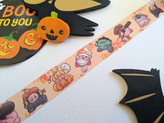 kirby halloween washi