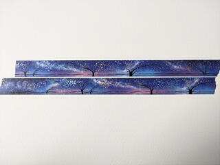 milky way stars washi tape