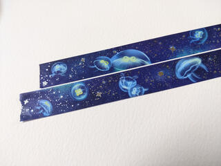 moon jellyfish washi tape